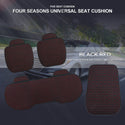 Linen Car Seat Covers Automotive Vehicle Cushion Cover for 5 Passenger Cars & SUV Universal Fit Set for Auto Interior Accessories