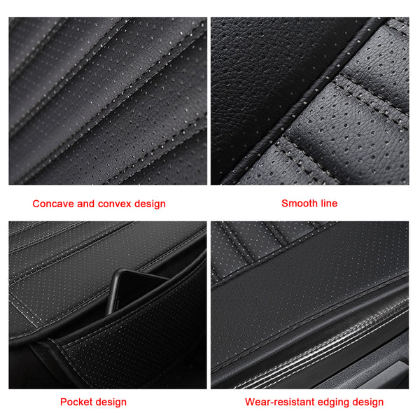 Car Seat Cover Set Universal Leather Car Seat Covers For Audi A7 A8 Q2 Q3 Q5 8R Auto Seats Cushion Pad Mats Interior Accessorie