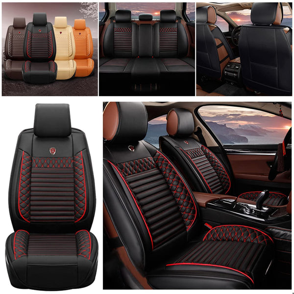 5 Seat  Anti-Dirty And Comfortable Artificial Leather Seat Cushion Seat Cover