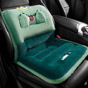 Car Seat Cover Cute Plush Seat Cushion With Strap Protection Cushion Waist Support Backrest Chair Cushion Car Seat Office Chair Warm In Winter