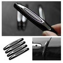 4Pcs Car Door Edge Protection Protective Strip Auto Bumper Anti-collision Decoration Strip Car Buffer Styling Mouldings