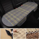 Car Seat Covers Universal Linen Cushion Breathable Pads Car Interior Anti-Slip Car Front Rear Seat Covers Filled Buckwheat Husk