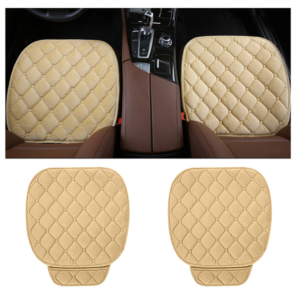 Autumn Winter Universal Anti Slip Car Front & Rear Seat Lattice Cushion Cover Chair Pad Seat Mat 4 Colors