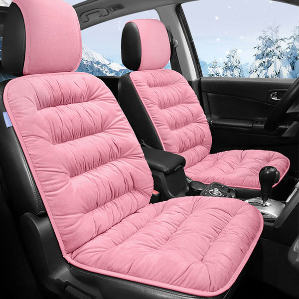 Car Seat Cover, Warm Plush Car Seat Cover Front And Rear Seat Cushion Car Protector, Fit For Most Cars, SUVs In Winter