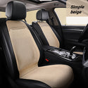 2/5 Seat Ultra-Thin Car Leather Suede Breathable Seat Cushion