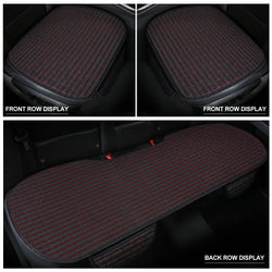 Compra black-red Linen Car Seat Covers Automotive Vehicle Cushion Cover for 5 Passenger Cars & SUV Universal Fit Set for Auto Interior Accessories