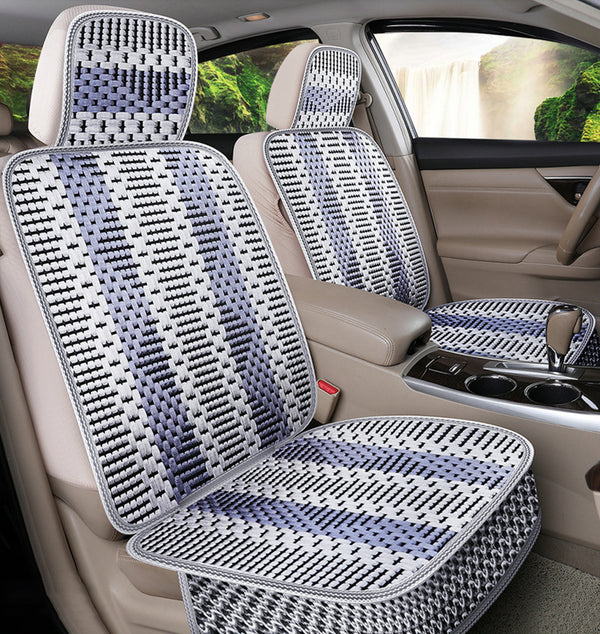 Car Seat Covers Ice Silk Cooling Bottom Seat Cover for Car Ventilated Breathable Comfortable Interior Car Seat Cushion Pad Mat