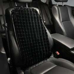 Acheter black-backrest Car Seat Cushion 5-seat Winter Plush Car Seat Cover Anti-skid Single Piece Seat Protection Cushion Warm,Comfortable No Peculiar Smell