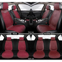 1/2/5 Seat  Car Seat Cushion Leather Suede Cushion Anti-slip Seat Cushion Breathable Four Seasons Cushion Seat Cover