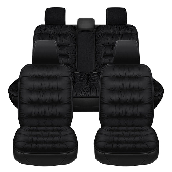 Car Seat Cover, Warm Plush Car Seat Cover Front And Rear Seat Cushion Car Protector, Fit For Most Cars, SUVs In Winter