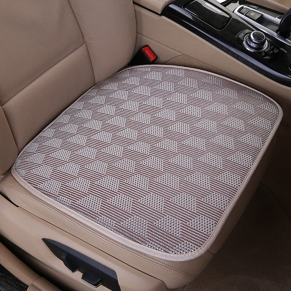 Car Ice Silk Rattan Seat Cushion Five Universal Seat Cushion Summer Cushion Non-slip Cool Cushion