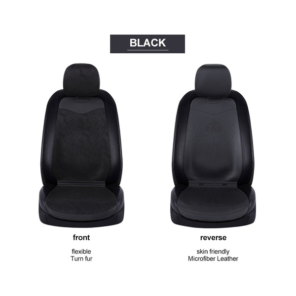 1/2/5 Seat  Car Seat Cushion Leather Suede Cushion Anti-slip Seat Cushion Breathable Four Seasons Cushion Seat Cover