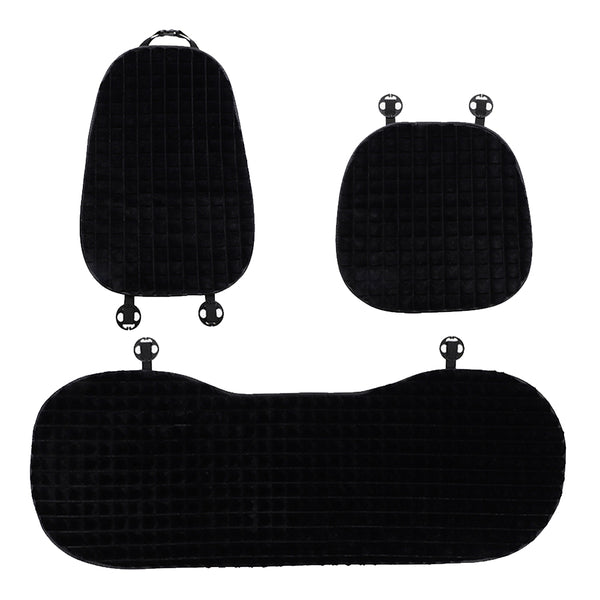 Car Seat Cushion 5-seat Winter Plush Car Seat Cover Anti-skid Single Piece Seat Protection Cushion Warm,Comfortable No Peculiar Smell