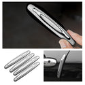 4Pcs Car Door Edge Protection Protective Strip Auto Bumper Anti-collision Decoration Strip Car Buffer Styling Mouldings