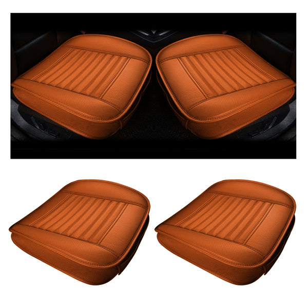 1/3 Piece Universal Leather Car Seat Cushion Car Seat Cover Front Seat Bottom, Compatible with 95% Vehicles (Sedans SUV Trucks Mini Vans)