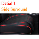 3D PU Leather Car Seat Covers Auto Seat Cushion Mat Breathable Car Front Rear Back Seat Cover Universal Car Accessories