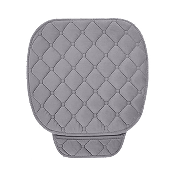 Plush Car Seat Cushion, Non Binding Anti Slip Rubber Bottom, Advanced Comfort Memory Foam, Driver Seat Backrest Cushion, Winter Seat Heating Pad