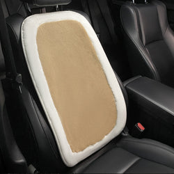 Buy coffee-1-backrest Car seat cushion in winter Car cushion Front and rear car seat protectors Plush car seat cushion Antiskid cushion