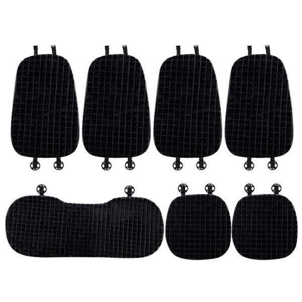 Car Seat Cushion 5-seat Winter Plush Car Seat Cover Anti-skid Single Piece Seat Protection Cushion Warm,Comfortable No Peculiar Smell