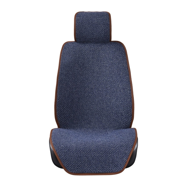 Flax Car Seat Cover Automobile Big Size Linen Seat Cushion Pad Mat Washable Protector with Backrest for Auto Truck Suv Van