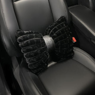 Buy black-waist-rest Car Seat Cushion 5-seat Winter Plush Car Seat Cover Anti-skid Single Piece Seat Protection Cushion Warm,Comfortable No Peculiar Smell