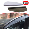 2pcs Universal Car Rearview Mirror Visor Rain Eyebrow Protector Cover Sun Visor