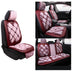 Wine red leather+plush