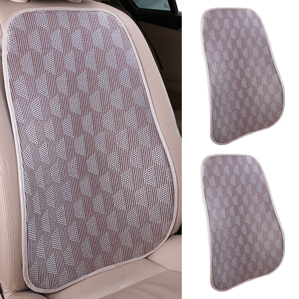 Car Ice Silk Rattan Seat Cushion Five Universal Seat Cushion Summer Cushion Non-slip Cool Cushion