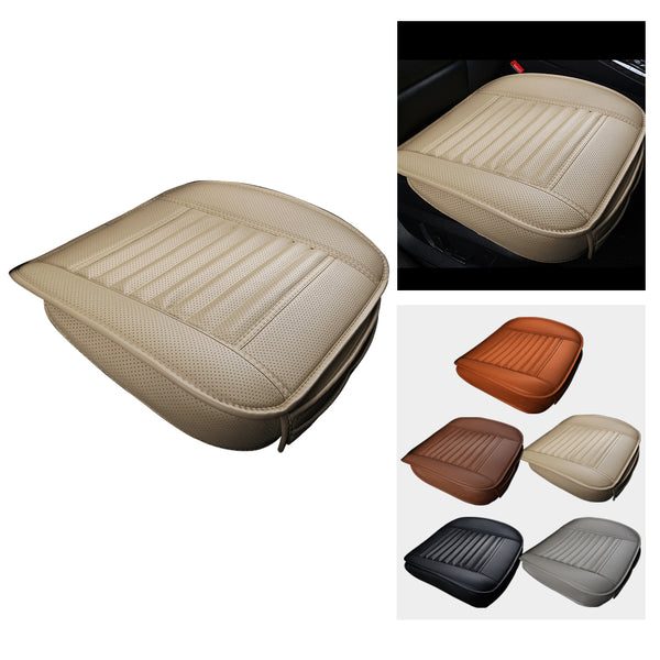 1/3 Piece Universal Leather Car Seat Cushion Car Seat Cover Front Seat Bottom, Compatible with 95% Vehicles (Sedans SUV Trucks Mini Vans)