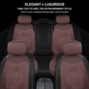 1/2/5 Seat  Car Seat Cushion Leather Suede Cushion Anti-slip Seat Cushion Breathable Four Seasons Cushion Seat Cover