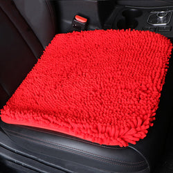 Comprar red Chair Cushion, Five Seat Front And Rear Car Seat Protection Cushion, Decompression Anti-skid Super Soft Square Plush Seat Cover, Fit For Most Cars,SUVs