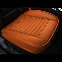 Купить orange 1/3 Piece Universal Leather Car Seat Cushion Car Seat Cover Front Seat Bottom, Compatible with 95% Vehicles (Sedans SUV Trucks Mini Vans)