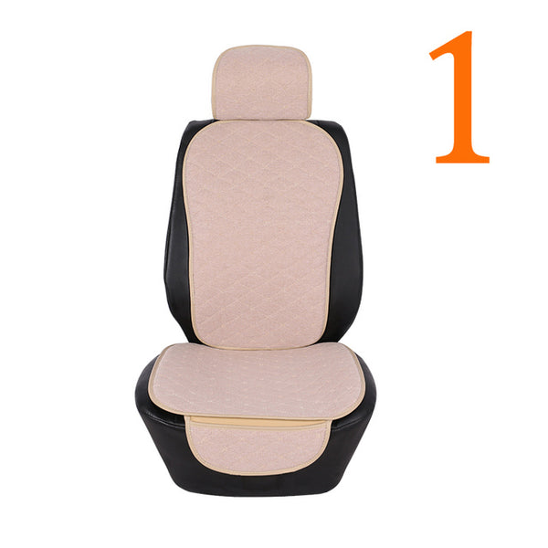 Car Seat Cover Protector Front Rear Back Seat Cushion Pad Mat with Backrest for Auto Automotive Interior Truck Suv or Van