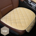 Plush Car Seat Cushion, Non Binding Anti Slip Rubber Bottom, Advanced Comfort Memory Foam, Driver Seat Backrest Cushion, Winter Seat Heating Pad