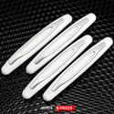 4Pcs Car Door Edge Protection Protective Strip Auto Bumper Anti-collision Decoration Strip Car Buffer Styling Mouldings