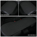 Linen Car Seat Covers Automotive Vehicle Cushion Cover for 5 Passenger Cars & SUV Universal Fit Set for Auto Interior Accessories