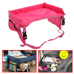 Baby Car Seat Organizer Tray Stroller Kids Toy Food Holder Desk Children Portable Table for Car Child Table Storage