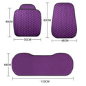 Summer Car Seat Cover Skidproof Front Rear Backrest Flax Protector Auto Seat Protect Cushion Anti-slip Pad Ｍat Car Accessories