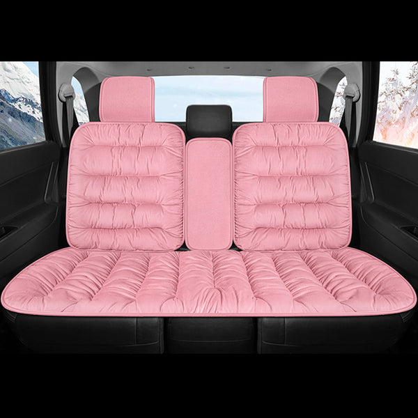 Car Seat Cover, Warm Plush Car Seat Cover Front And Rear Seat Cushion Car Protector, Fit For Most Cars, SUVs In Winter