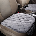 Plush Car Seat Cushion, Non Binding Anti Slip Rubber Bottom, Advanced Comfort Memory Foam, Driver Seat Backrest Cushion, Winter Seat Heating Pad