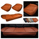 1/3 Piece Universal Leather Car Seat Cushion Car Seat Cover Front Seat Bottom, Compatible with 95% Vehicles (Sedans SUV Trucks Mini Vans)