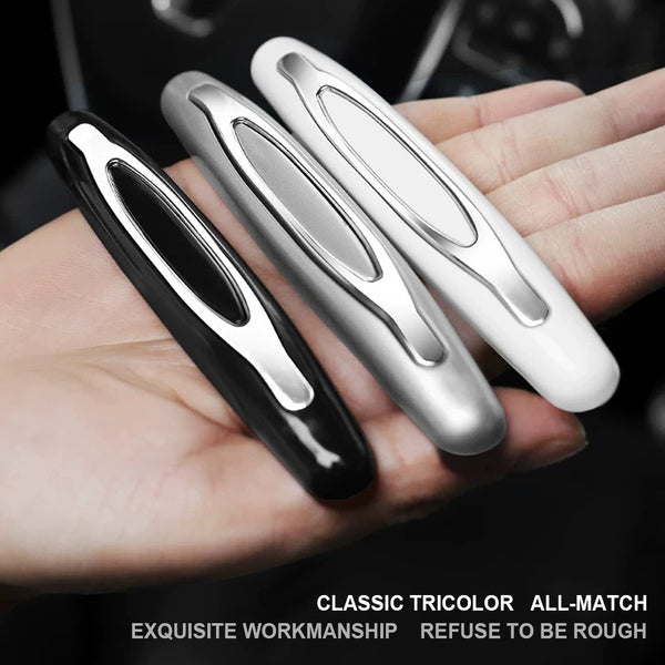 4Pcs Car Door Edge Protection Protective Strip Auto Bumper Anti-collision Decoration Strip Car Buffer Styling Mouldings