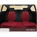 2/5 Seat Ultra-Thin Car Leather Suede Breathable Seat Cushion