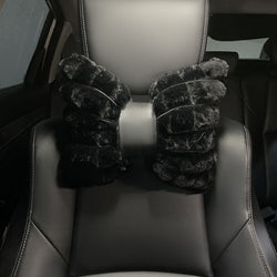 Buy black-headrest Car Seat Cushion 5-seat Winter Plush Car Seat Cover Anti-skid Single Piece Seat Protection Cushion Warm,Comfortable No Peculiar Smell