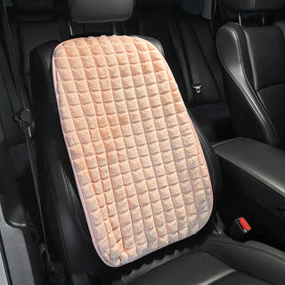 Buy pink-backrest Car Seat Cushion 5-seat Winter Plush Car Seat Cover Anti-skid Single Piece Seat Protection Cushion Warm,Comfortable No Peculiar Smell