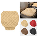 Plush Car Seat Cushion, Non Binding Anti Slip Rubber Bottom, Advanced Comfort Memory Foam, Driver Seat Backrest Cushion, Winter Seat Heating Pad