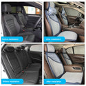 2 Seat Universal Imitation Cowhide Car Seat Covers Auto Front Backrest Seat Cushion Protector Pad Interior Accessories