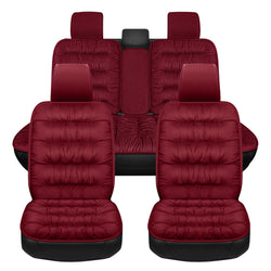 Buy rad-1-set Car Seat Cover, Warm Plush Car Seat Cover Front And Rear Seat Cushion Car Protector, Fit For Most Cars, SUVs In Winter