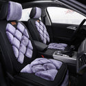 Car Cushion Five Seat Faux Rabbit Plush Car Mats Universal Most cars¡ê?SUVs Car Front And Rear Seat Protectors