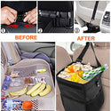 Car Trash Can 100% Leak-Proof Car Organizer Waterproof Car Garbage Can Multipurpose Trash Bin for Car Auto Car